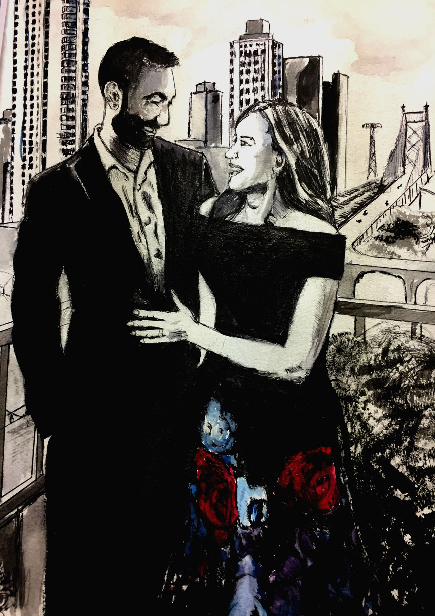 dan and georgia poster